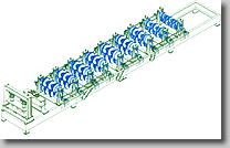 House framing rollformers and punching lines.