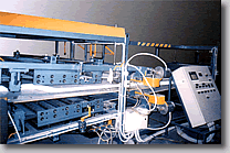 Panel laminating machinery.